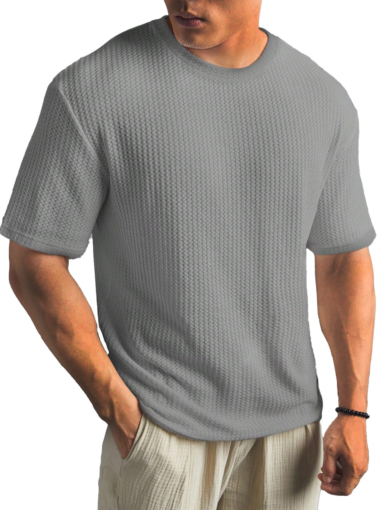 Casual Versatile Solid Color Men&