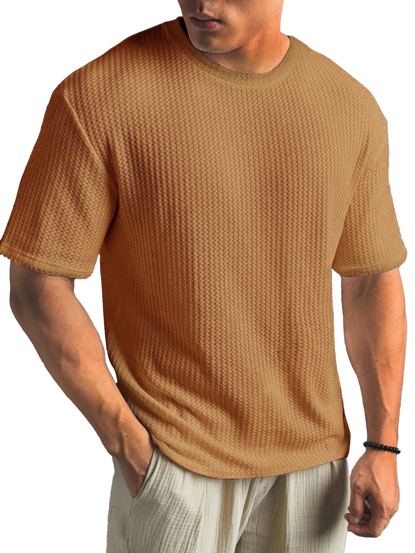 Casual Versatile Solid Color Men&