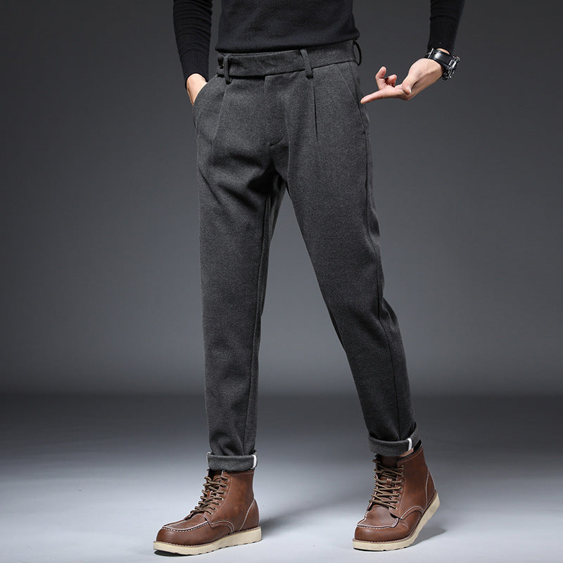 High Density Light Luxury Casual Pants Men&