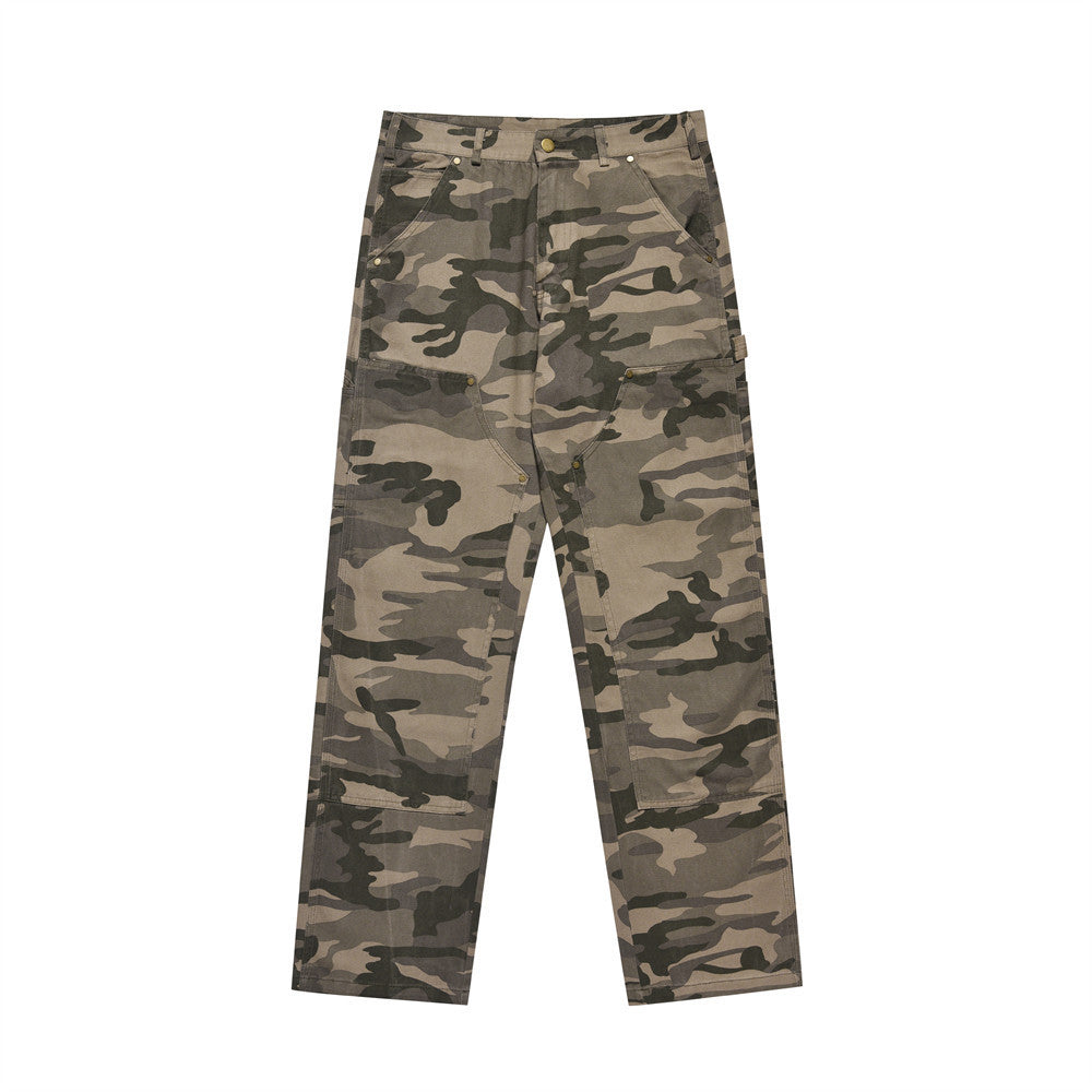 Fashion Brand Loose Outdoor Sports Camouflage Pants