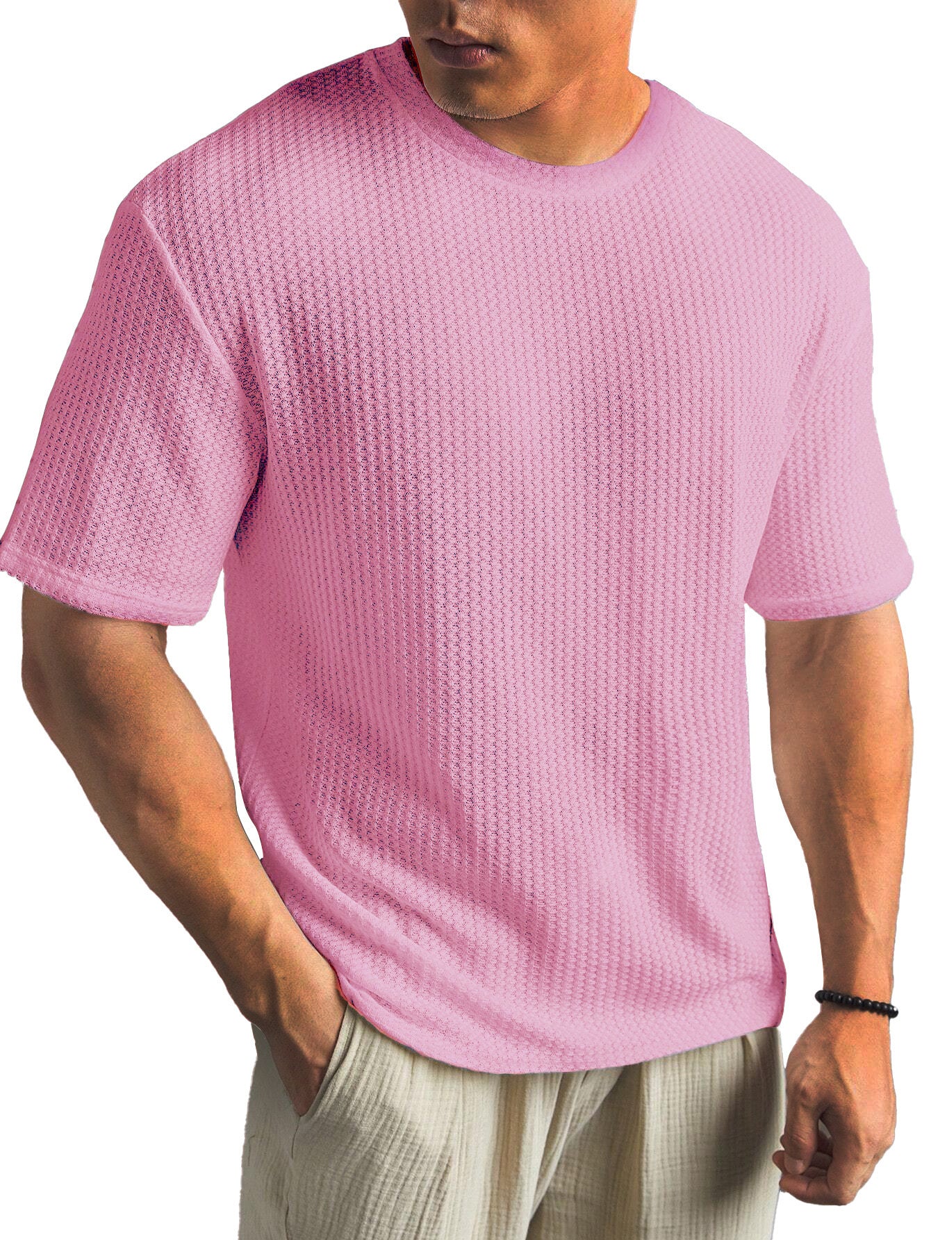 Casual Versatile Solid Color Men&