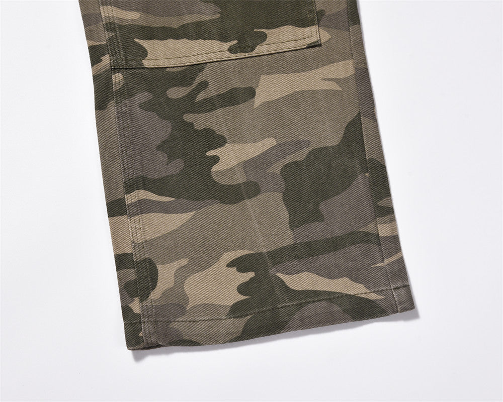 Fashion Brand Loose Outdoor Sports Camouflage Pants