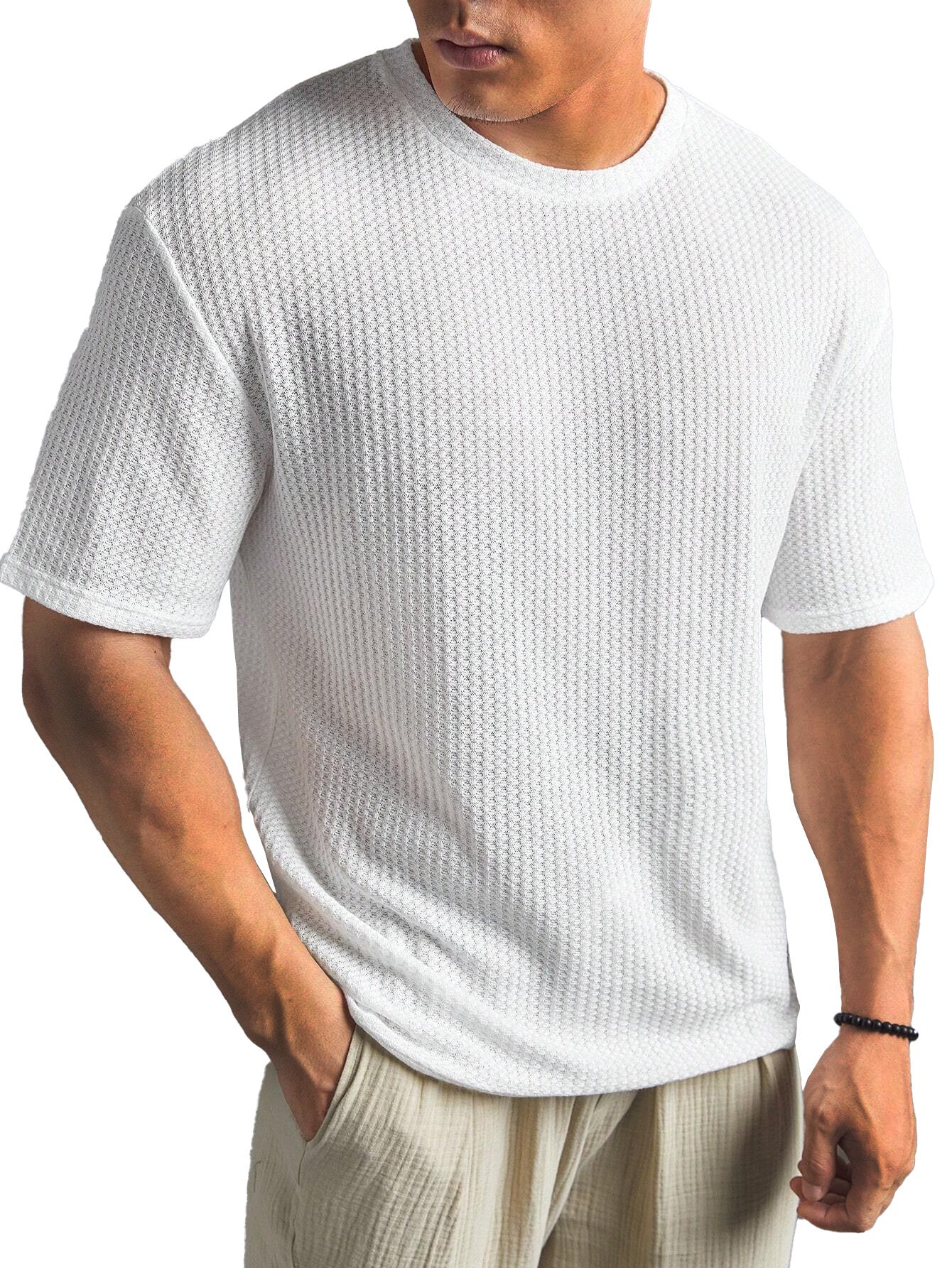 Casual Versatile Solid Color Men&