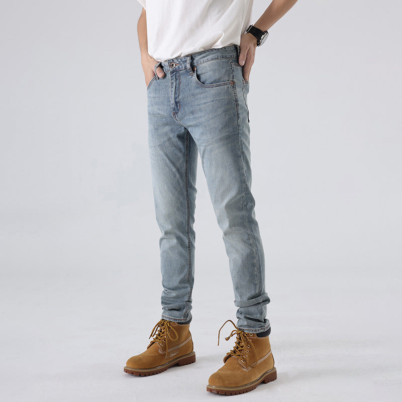 Slim-fitting Straight Pants European Station Casual Pants