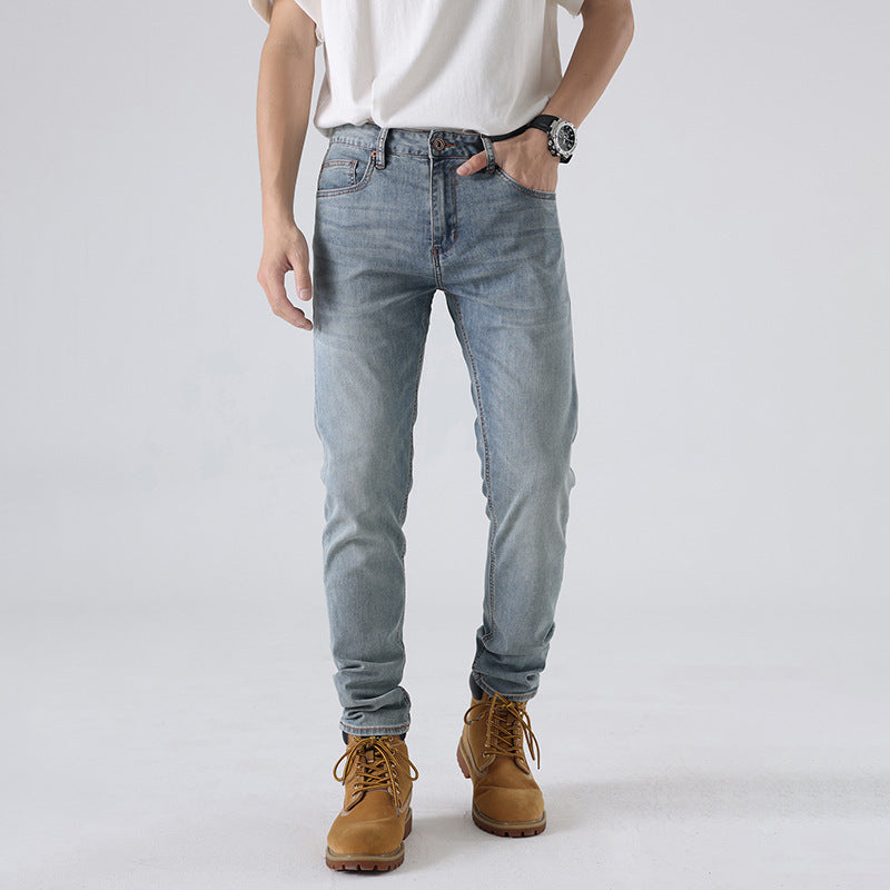 Slim-fitting Straight Pants European Station Casual Pants