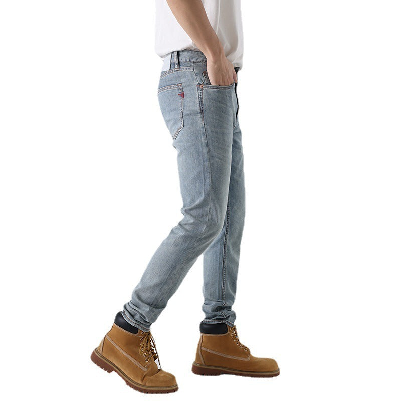 Slim-fitting Straight Pants European Station Casual Pants