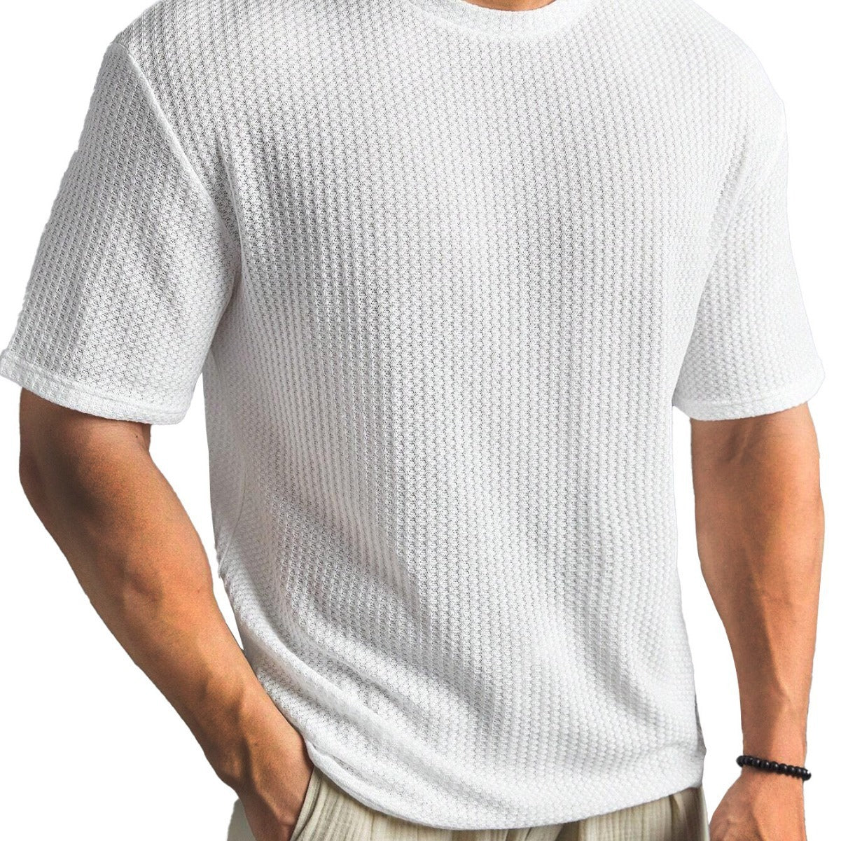 Casual Versatile Solid Color Men&