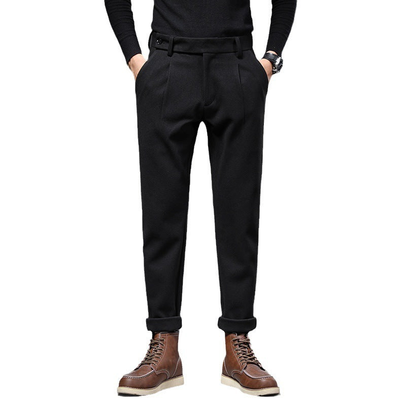 High Density Light Luxury Casual Pants Men&