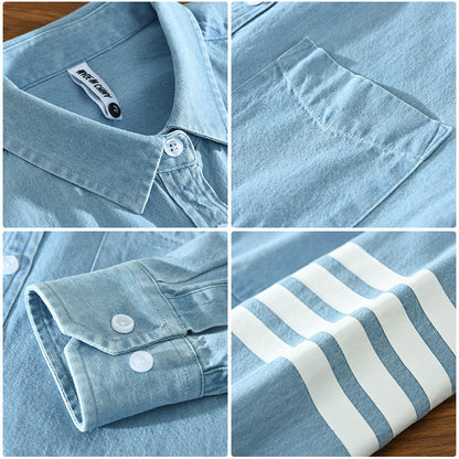 Denim Shirt Men&