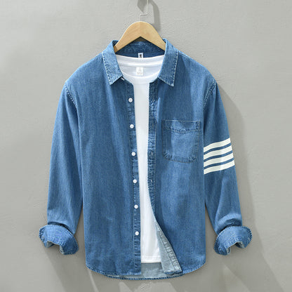 Denim Shirt Men&