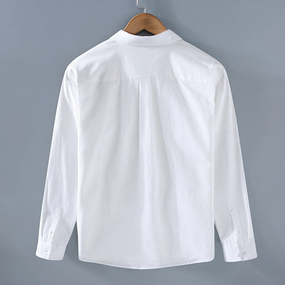 Pocket Pure Cotton Shirt Men&