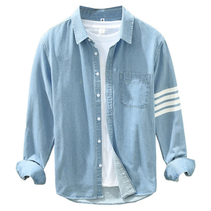 Denim Shirt Men&