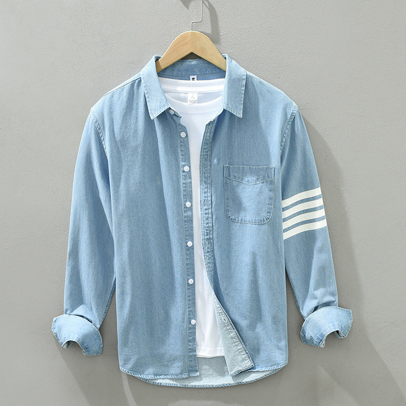 Denim Shirt Men&