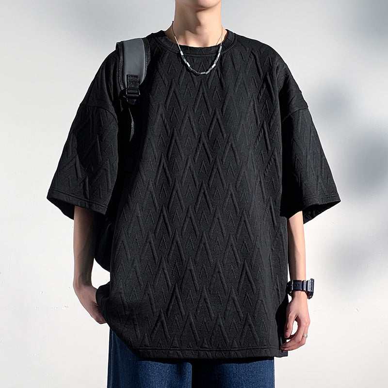 Mid-sleeve Bottoming Shirt Men&