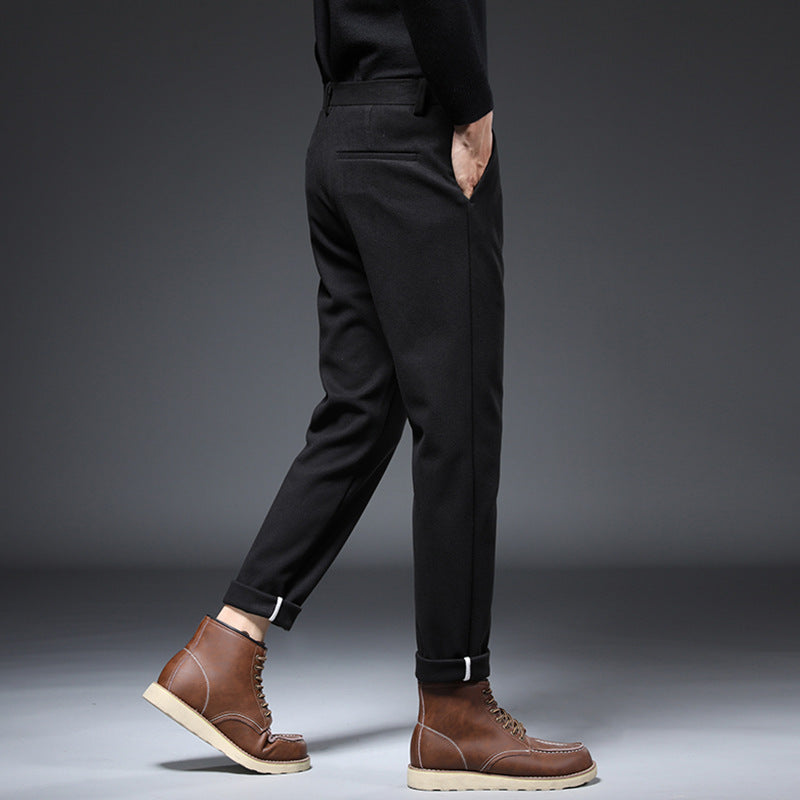 High Density Light Luxury Casual Pants Men&