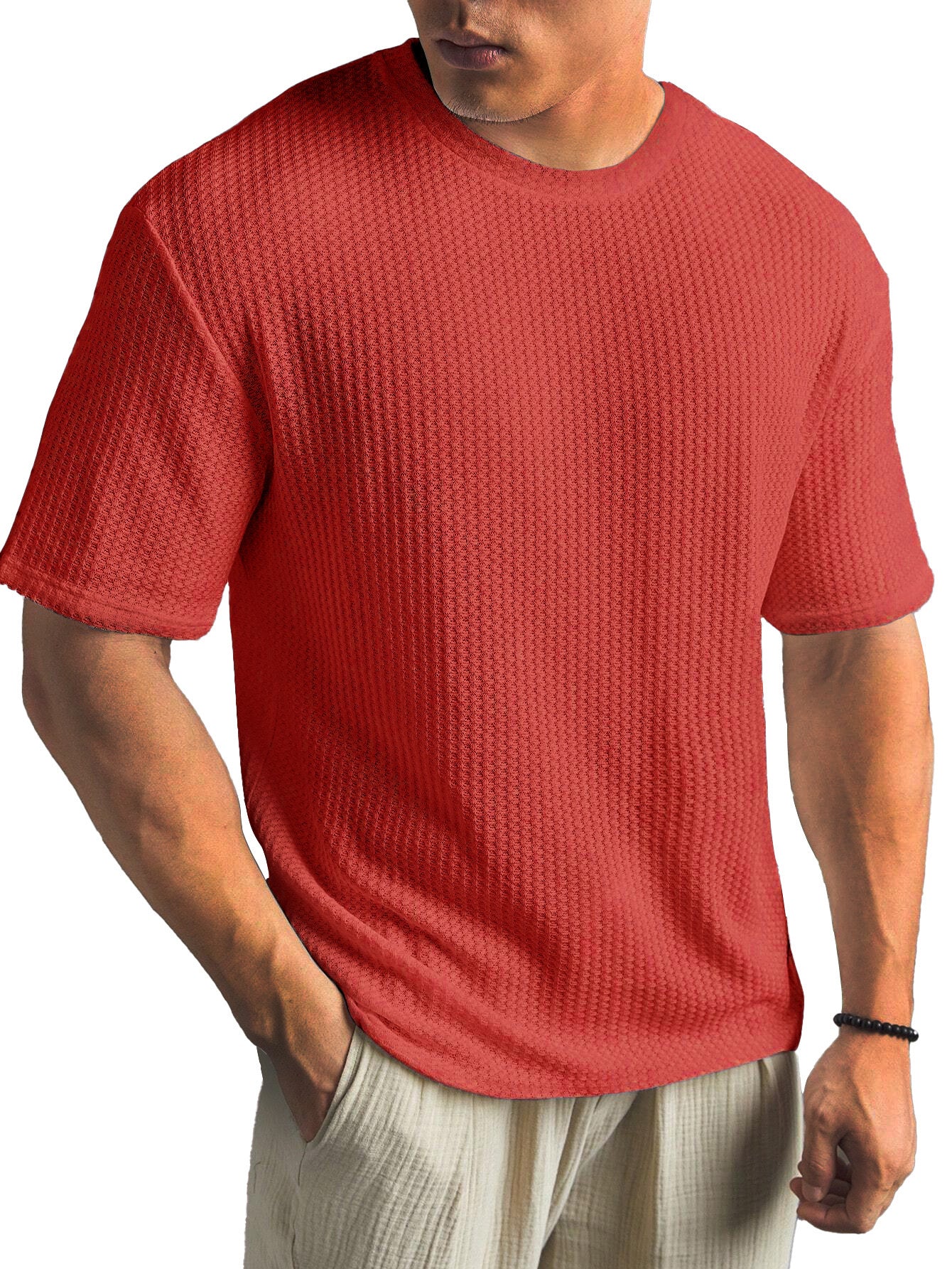 Casual Versatile Solid Color Men&