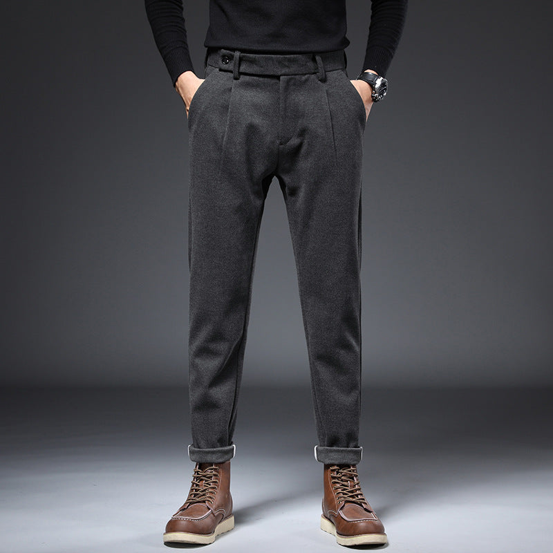 High Density Light Luxury Casual Pants Men&