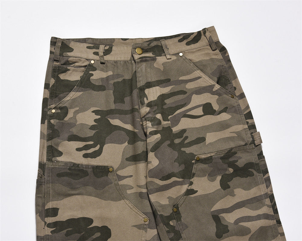 Fashion Brand Loose Outdoor Sports Camouflage Pants