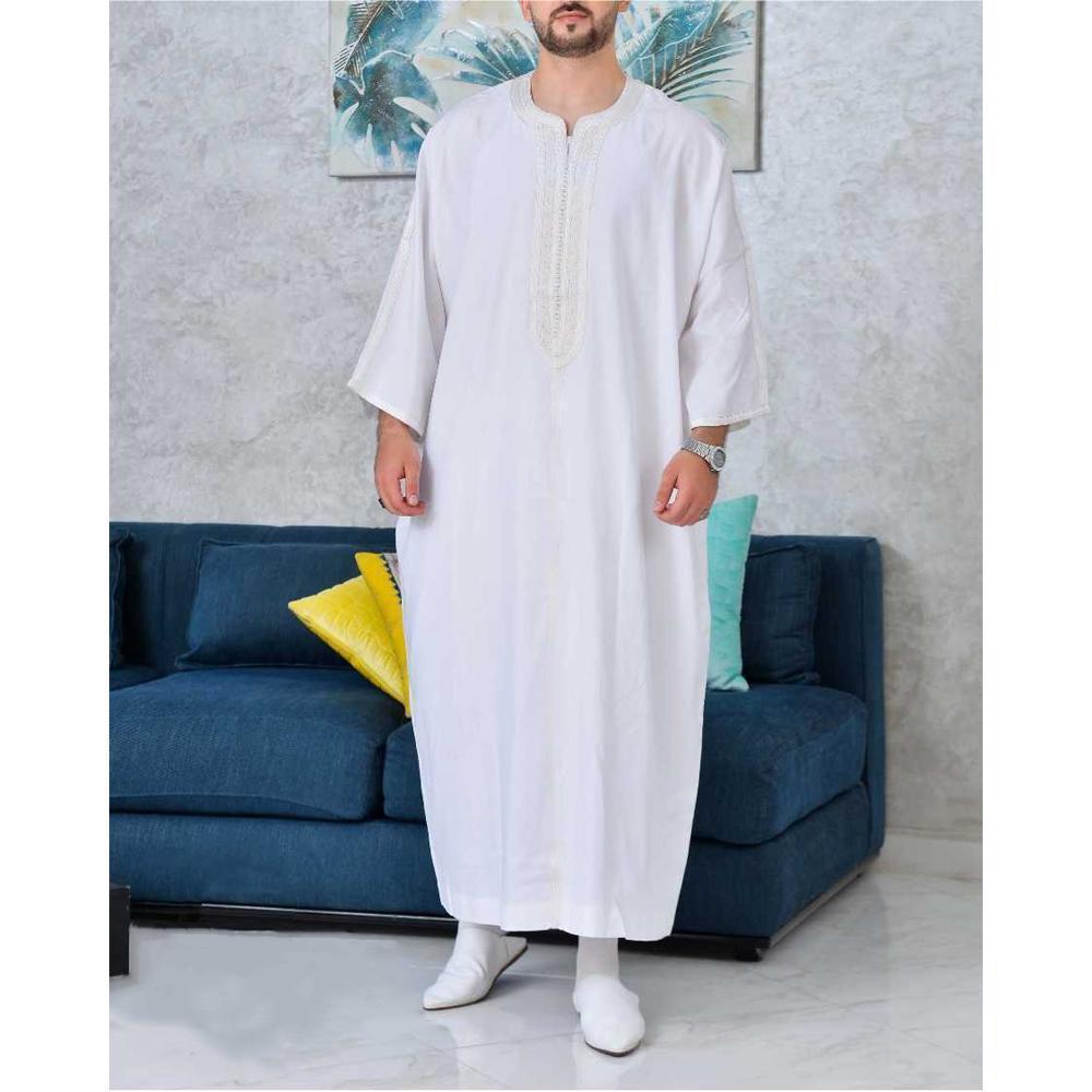 Muslim Embroidery Ethnic Arab Men&