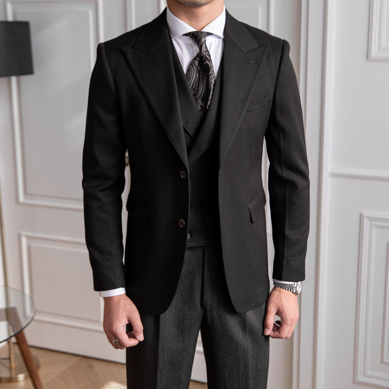 Business Slim-fitting Suit Men&