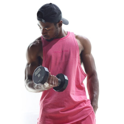 Fitness Vest Exercise Loose Sleeveless T-shirt